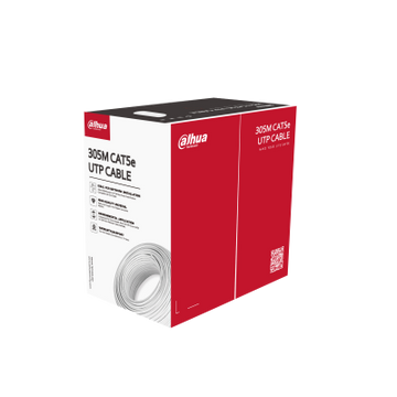 Cable UTP Cat5E Dahua® Interior 305m 100% Cobre - DH-PFM920I-5EUN